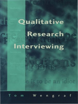cover image of Qualitative Research Interviewing
